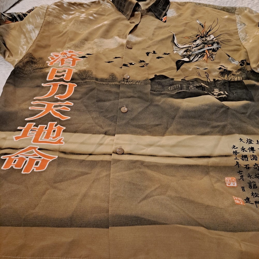 Original ICE NYDK Samurai Kanji shirt size XXL